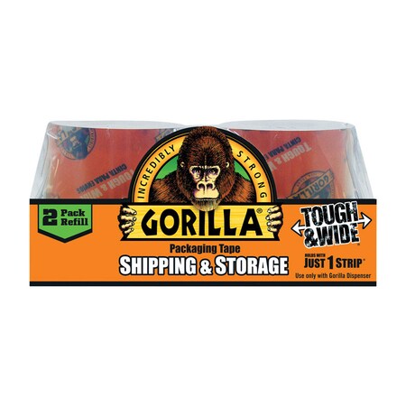 Gorilla Glue Gorilla 2.88 in. W X 60 yd L Heavy Duty Packaging Tape 6030402